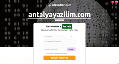 Desktop Screenshot of antalyayazilim.com