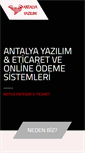 Mobile Screenshot of antalyayazilim.net